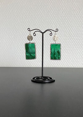 Boucles d'oreilles en Tiffany (12€)