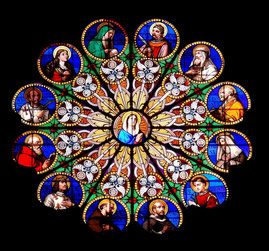 Kirchenfenster in Rom: Santa Maria sopra Minerva 