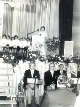 Bild: Wünschendorf Erzgebirge Blaskapelle 1977
