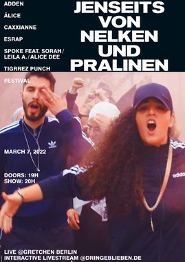 Jenseits von Nelken und Pralinen, Festival, Berlin, World Wide Web, My Voice My Weapon of Choice, Hip Hop, Rap, Female, Woman,Rights