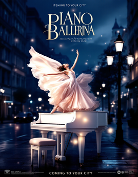 Pasacalles itinerante piano ballerina