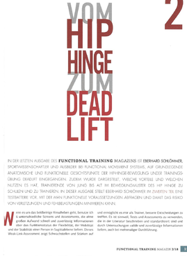 Robert Rath Hip Hinge Personaltraining Dead Lift  Kreuzheben Rudern Kniebeugen Assessment Screen Rosenheim