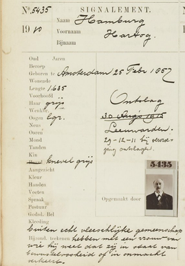 Signalementenregister 1880-1917    