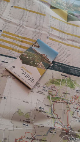 Carte touristique du Pays de Valois