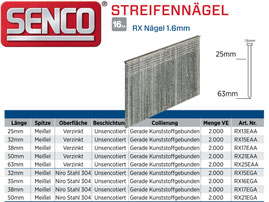Stauchkopfnagel Senco RX