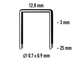 Abmessung Klammer Senco AT