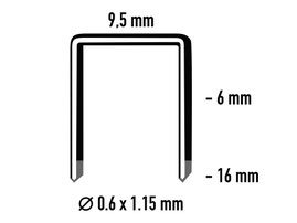 Abmessung Klammer Senco G