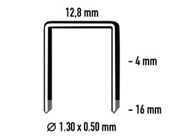 Abmessung Klammer Senco C