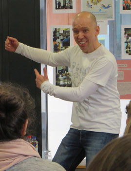 Dave Cousins author event at ES RheinMain, Frankfurt