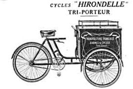 Tri-porteur Hirondelle de la Manufacture des Armes et Cycles de Saint-Etienne 