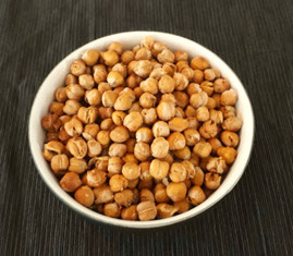 geröstete Kichererbsen, Chick peas, chickpease, healthy snacks, food for athletes,