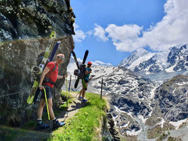 Skihochtour Gross Grünhorn, Grünegghorn, Berglihütte