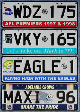 Kennzeichen aus Australien