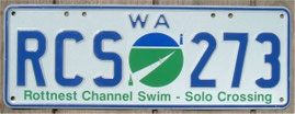 australisches Nummernschild aus West Australien