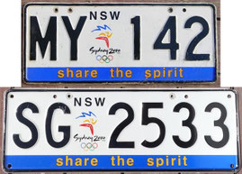 Kennzeichen aus Australien