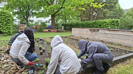 Gartenarbeit kennt kein schlechtes Wetter!