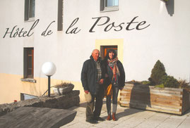 André Hardouin et Christine en pélerinage