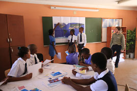 Blick in die Klimawerkstatt, Windhoek 2015