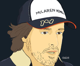 Fernando Alonso by Muneta & Cerracín