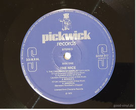 Label einer Pickwick-Produktion: THE NICE - THE NICE (UK 1976)