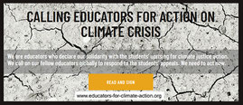 Bild: scrsht CALLING EDUCATORS TO ACTION ON CLIMATE CRISIS
