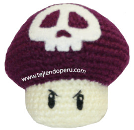 Tutorial: Mario mushrooms tejidos a crochet (amigurumi)