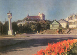 Trakų miesto centrinė aikštė. 1974m. Nuotr. V. Sparnaičio / Trakai town square. 1974. Photo. V. Sparnaitis. 1974