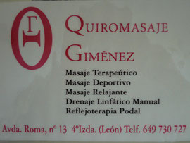 Quiromasaje Giménez
