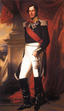 ベルギー国王レオポルド一世肖像画