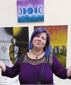 Martina Santarsiero artista pagana pagan paintings goddess artwork