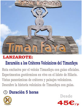 excursión al timanfaya