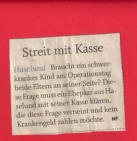 auf artikel gehen streit mit kasse!