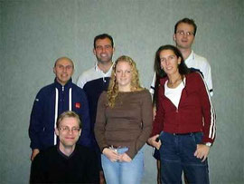 2.Mannschaft v.l.: Karsten Jörgens, Martin Raulfs, Andreas Rottmann, Miriam Ziegner, Nicole Zoltek und Christian Bauer