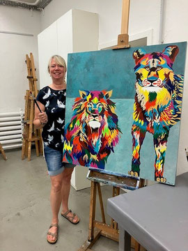 Acryl 100 cm  x 100 cm