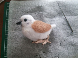 羊毛フェルト スズメの作り方
