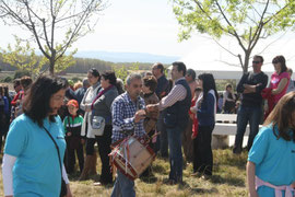 La gente vivió con gran alegría la romería de Nª Sª de Valdefuentes.