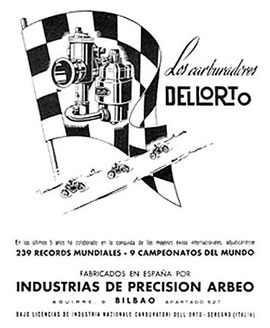 Publicidad Dellorto de 1954