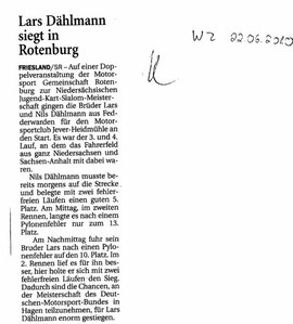 Wilhelmshavener Zeitung vom 22.06.2010
