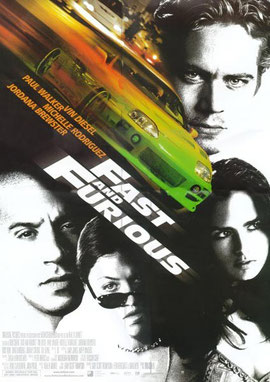 ♥♥♥ Film action (Vin Diesel, Paul Walker, Michelle Rodriguez. Si vous aimez les courses de voitures, les hommes musclès et les filles à forte poitrine ce film est pour vous. Je plaisante j'ai adoré ce film et j'assume !! il y en a 5 à voir, 3ème est nul)
