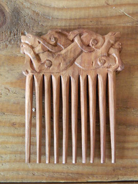 Peigne celtique Poirier/ Celtic comb Pear Wood 2009
