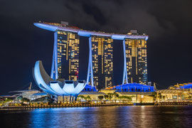 シンガポールの夜景