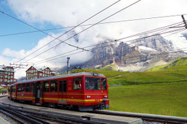スイスの登山鉄道
