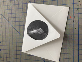 Testing out art "dots" on the flap.... they're like gems or stones or marbles to me