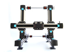 Dual Z Axis gantry stage linear rail modular