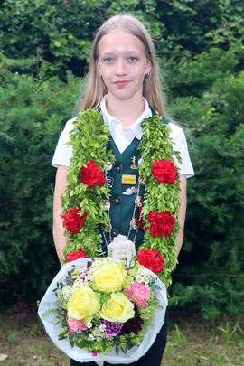 Schülerkönigin Gina-Angelina Cotterill