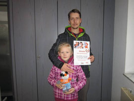 Fitteste Bernburger Familie (Benny Martins und Tochter Zoe Fuchs)