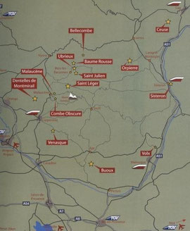 Carte des sites