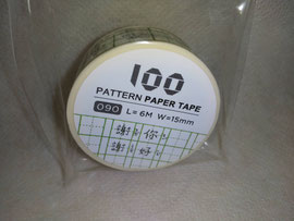取扱商品/文具/ﾏｽｷﾝｸﾞﾃｰﾌﾟ/100 pattern(ﾊﾟﾀｰﾝ)/ﾆｰﾊｵ・謝謝・感謝