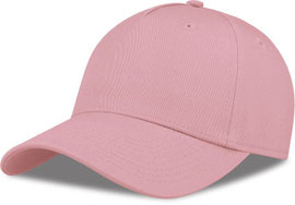 Kappe uni 5-Panel rosa