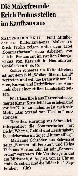 Hamburger Abendblatt 08.2014